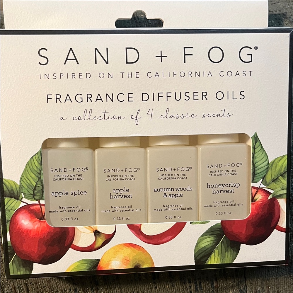Sand + Fog Fragrance Diffuser Oils Set - 4 Classic Scents